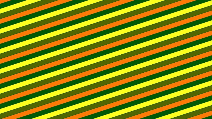 Graphic pattern that changes color as it rotates to the left