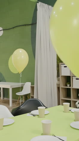 birthday party in a kid's friendly restaurant