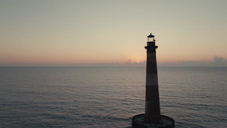 lighthouse at dawn