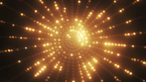 abstract glowing golden lights pattern