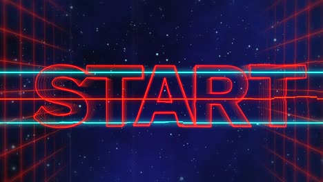 pantalla de juego retro