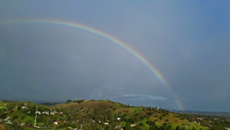 Rainbow-over-majestic-landscape-near-Walnut-Creek-in-California