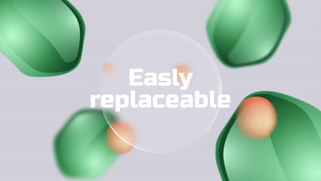 abstract 3d shapes background