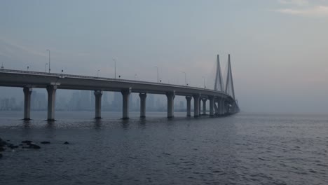 bandra worli sealink bridge and mahim bay