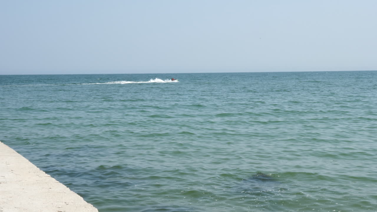 Two people on the jetski