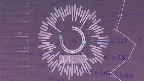 Kreisförmige-Datenvisualisierungsanimation-über-Finanzmarktdaten-Und-Aktienkurse