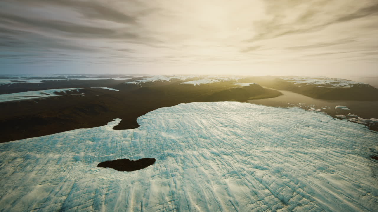 Exploring icy landscapes with picturesque views and navigation paths