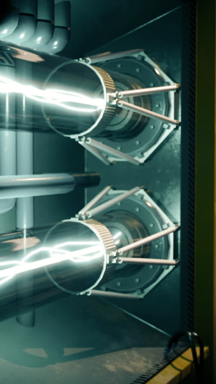 High voltage equipment generating energy in a laboratory setting