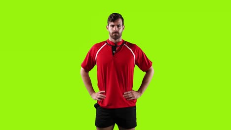 Jugador-De-Rugby-Profesional-De-Pie-Sobre-Fondo-Verde-4k