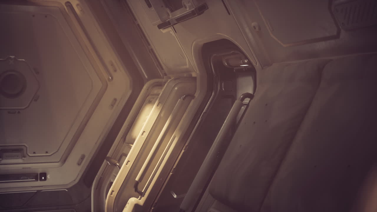 Interior of a Futuristic Spaceship