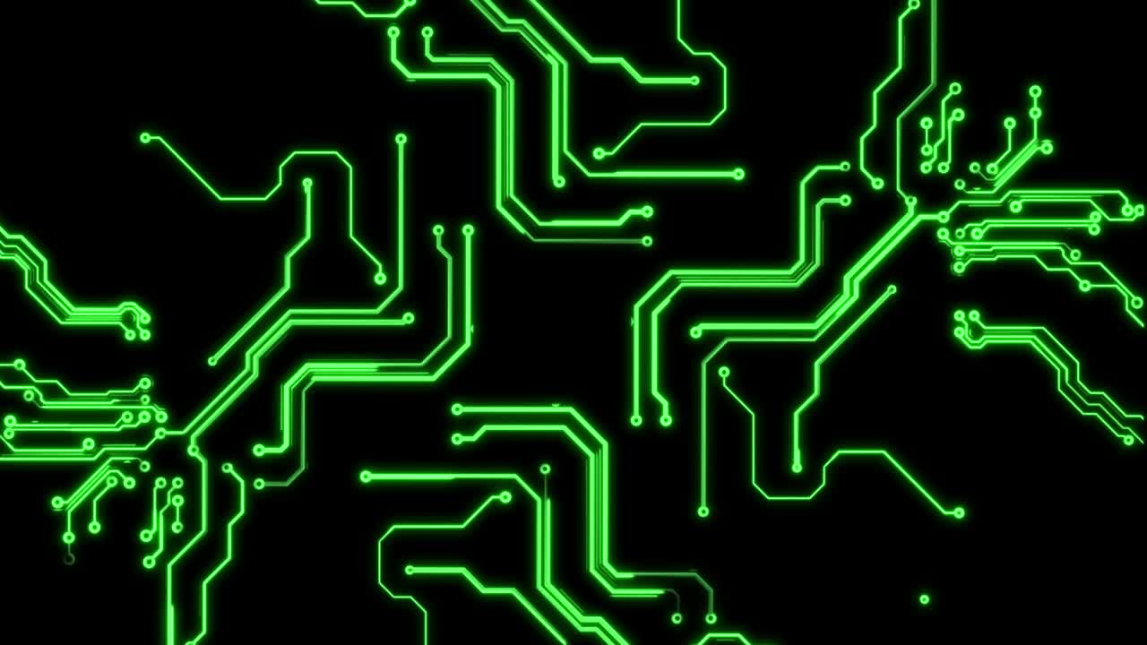 abstract seamless feliz cumpleaños 4k animación de video de brillo de neón abstracción azul blanco cumpleaños feliz sobre un fondo negro.