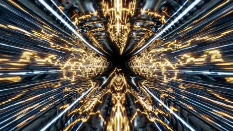abstract futuristic light tunnel