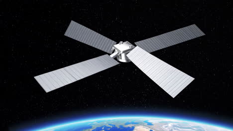 satélite en órbita