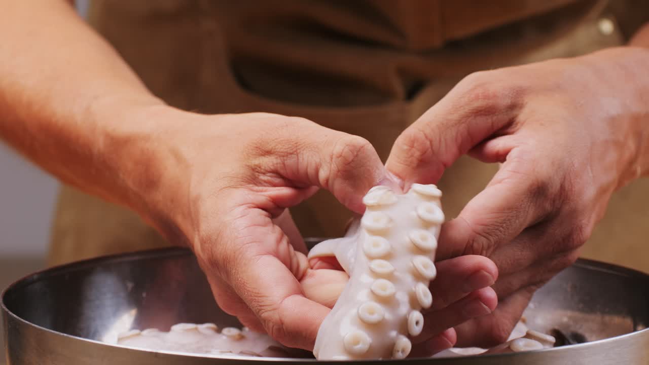 Preparing Octopus