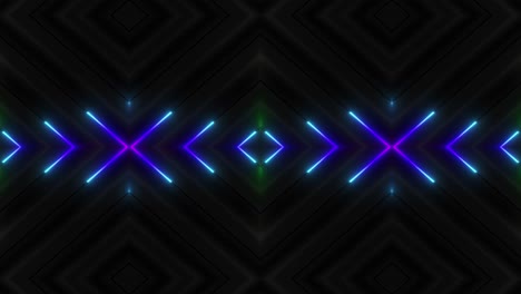neon geometric patterns