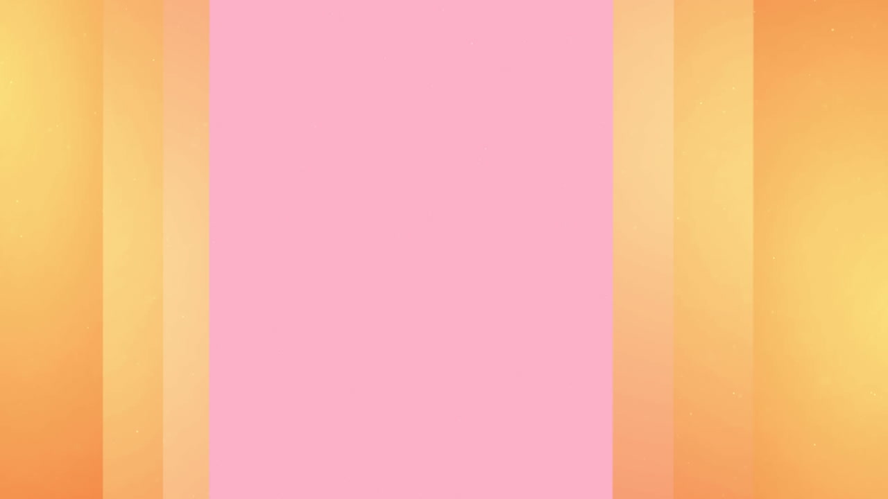 animación digital de líneas de diferentes tonos de naranja que se mueven contra un fondo rosa