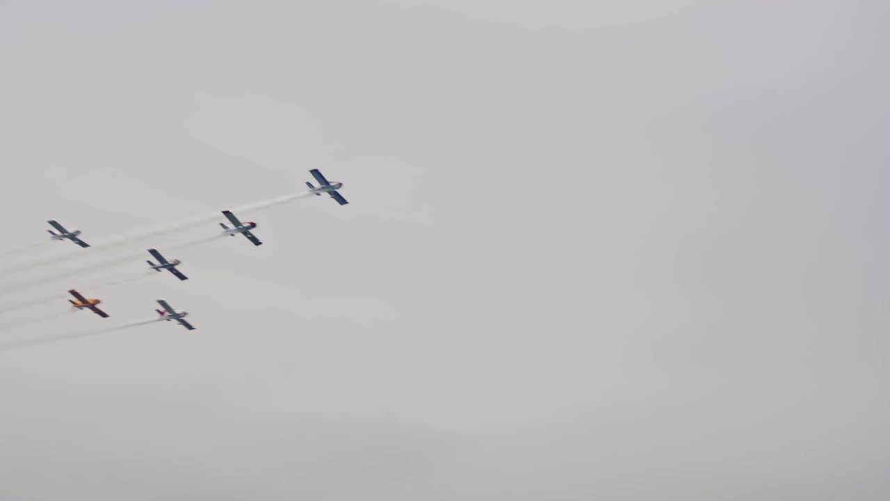 Airplanes Flying in Formation