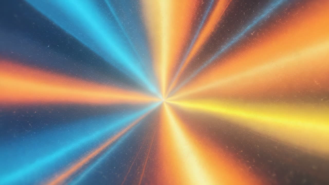 Colorful Abstract Radial Light Rays Background