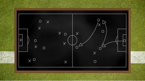 Animation-Eines-Fußballfeldmodells-Mit-Strategie