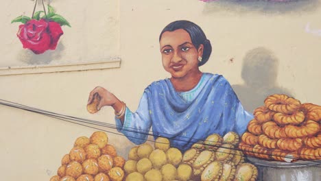 el arte de la pared lodhi