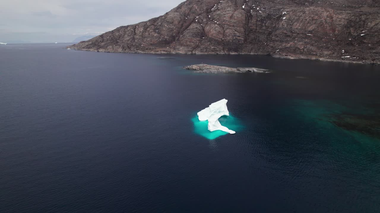 Arctic Deep Clear Water, Climate Change, Global Warming Problem in Greenland