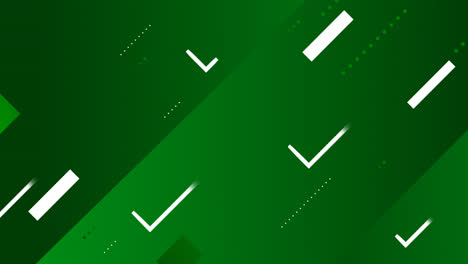 gráfico de movimiento de fondo verde geométrico abstracto