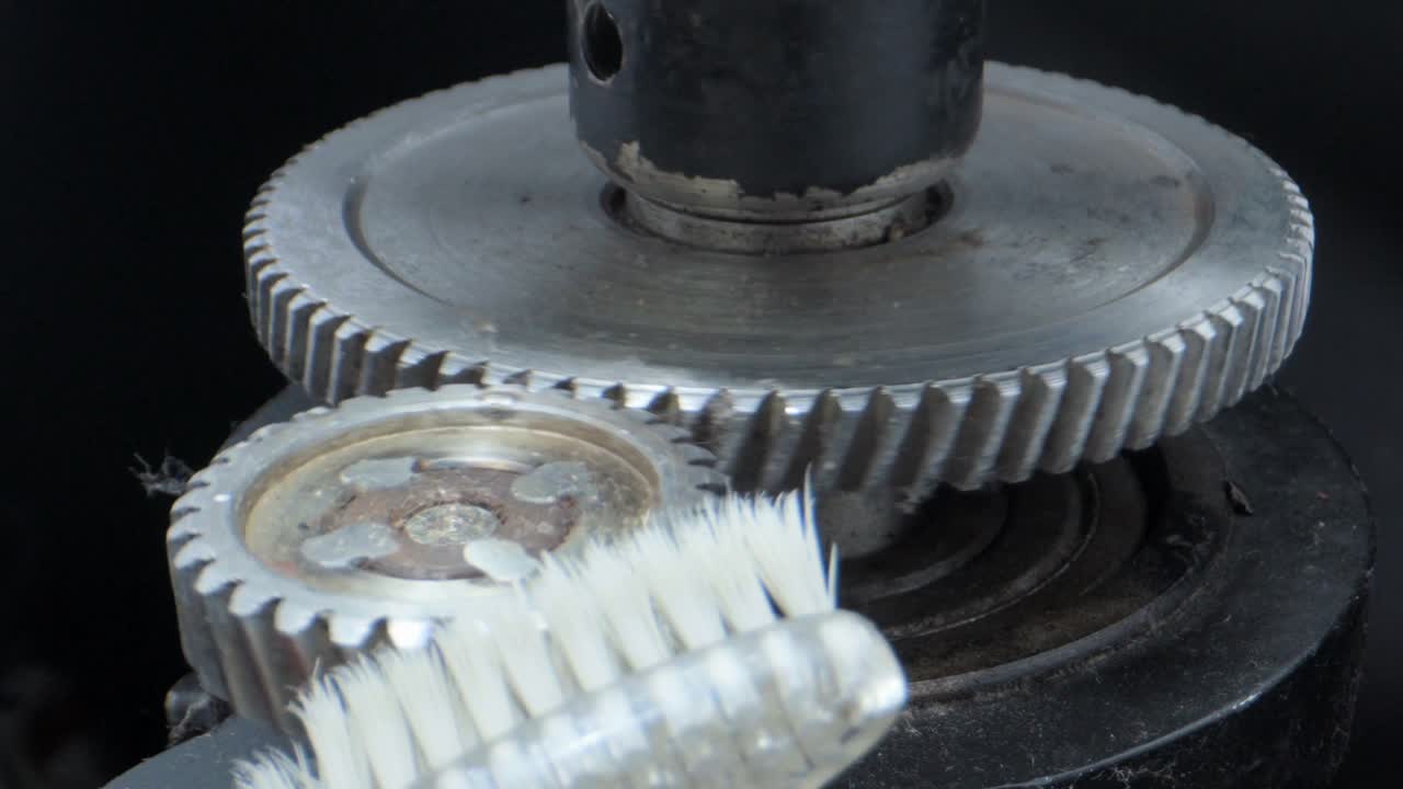 скоростная передача машины крупного плана