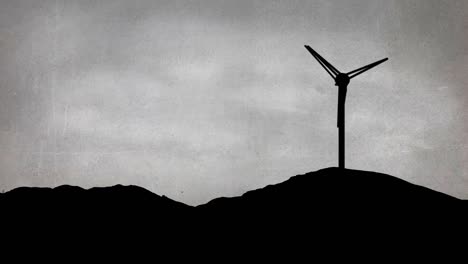 windmill on a hill