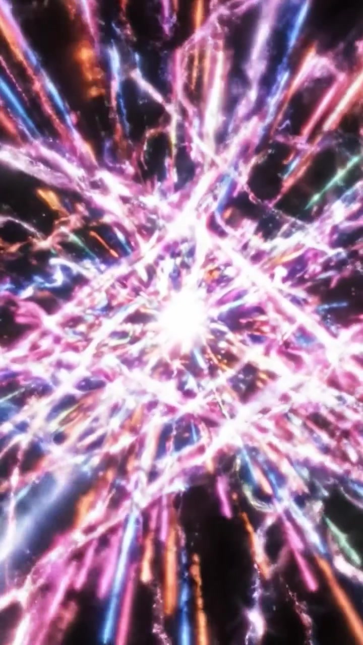 A Stunning Transformation from a Dim Star to a Burst of Colorful Fireworks Capturing the Beauty of Light in a Mesmerizing Display of Vibrant Colors and Patterns