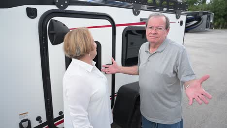 marred couple disagree on rv size for their new purchase