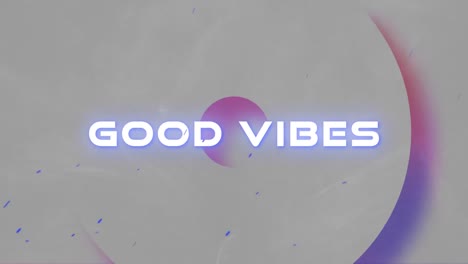 animación de texto con vibraciones sobre fondo blanco
