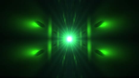green light tunnel effect