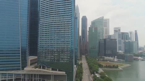 el horizonte de la ciudad de singapur