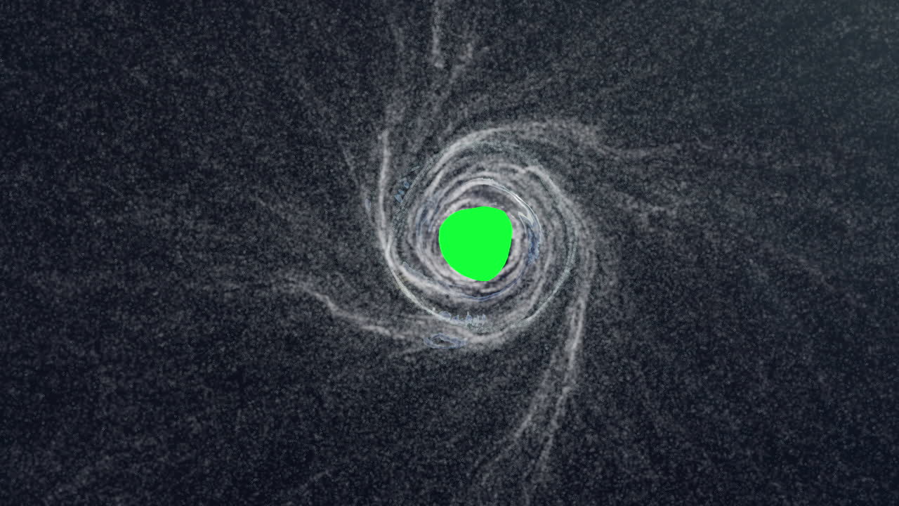 Aerial View of a Hurricane