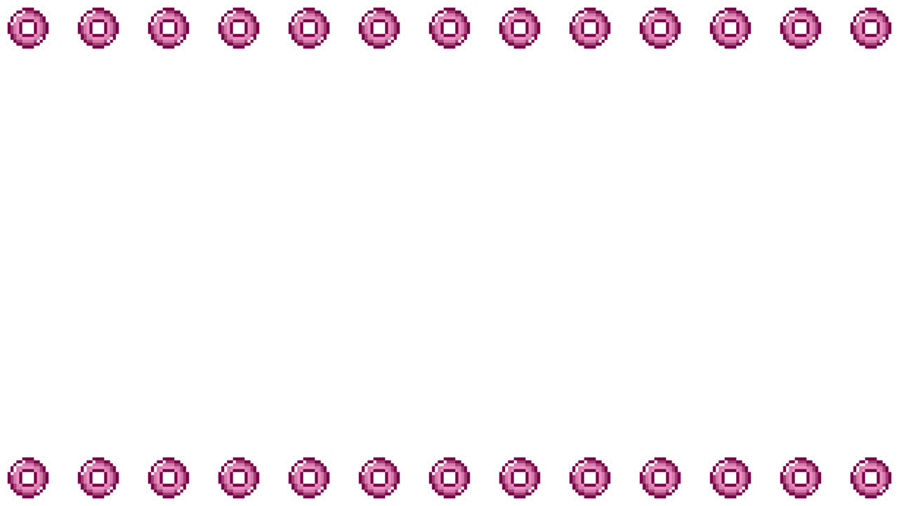 Pixel Art Mini Circle mark Frame Animated Overlay 1080p Transparent 30 fps (1).mov