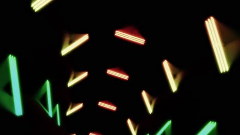 fondo de luces de neón abstractas