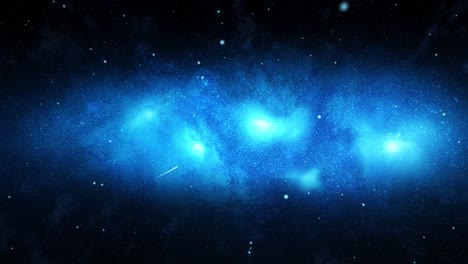 espiral escénica infinita galaxia centro de viaje al espacio exterior estrellas en movimiento nebulosa bucle animación volando en
