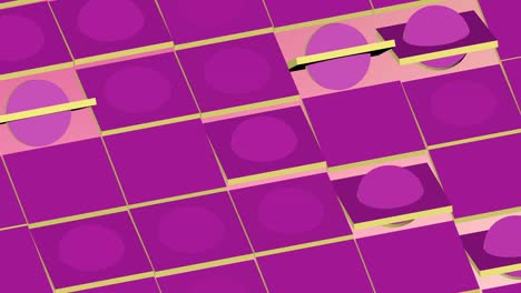 animación abstracta, fondo de la rotación dinámica de los elementos. representación 3d