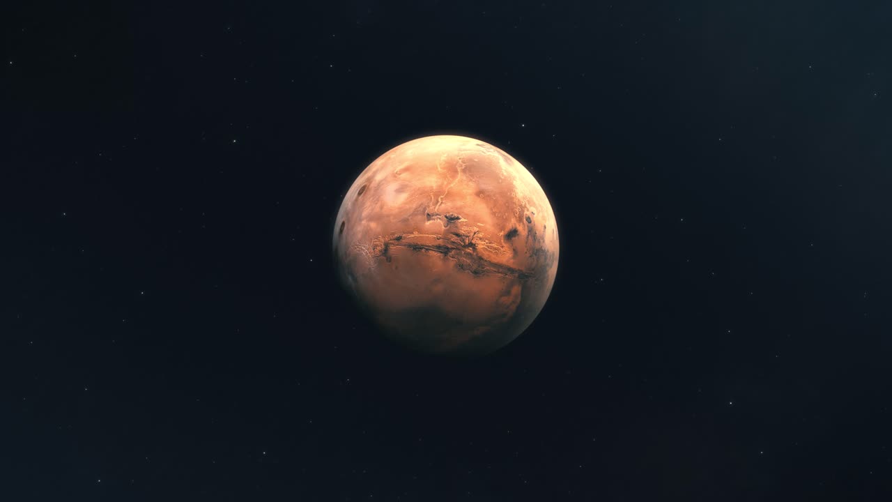 Slowly Approaching Mars, the Red Planet