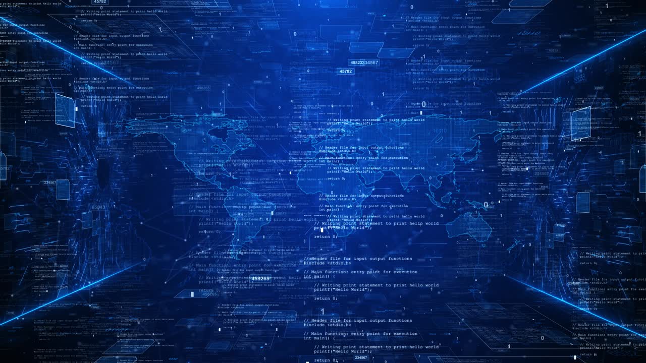 World breaking news studio loop background for stock market news report breaking news on world live