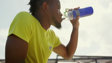 basketball player using mobile phone 4k