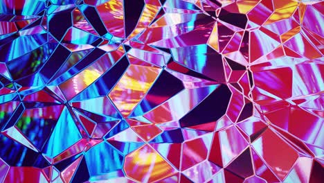 fondo fluido iridescente abstracto en bucle. hermosa superficie de vidrio ondulado de líquido con patrón, color de gradiente y ondas de flujo en él. bg creativo brillante con animación suave y suave.