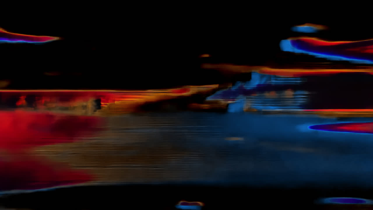 Abstract with red and blue streaks animated overlay, transparent 4K video, alpha channel, ProRes