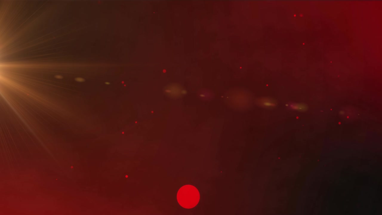 배경에 떠다니는  ⁇ 은 빛 반점이 있는 반 ⁇ 이는 스포트라이트의 애니메이션