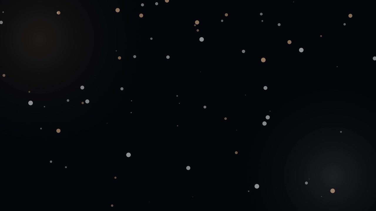 Floating Dust Particles on Dark Background