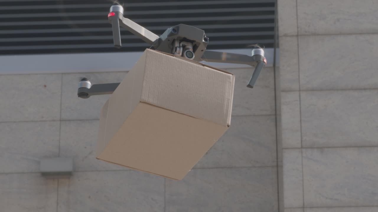 доставка пакетов с помощью дронов