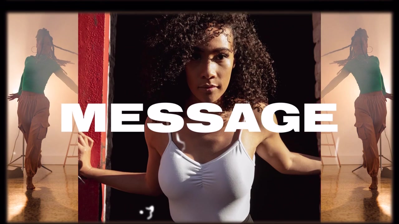 Dynamic Montage of Diverse Young People with Motion Graphics