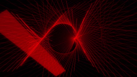 red color dot shape pattern animation motion graphics