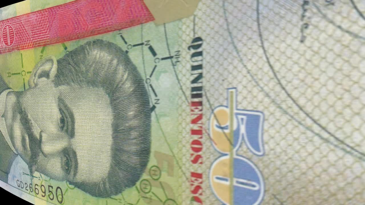 Ecuadoriansk 5000 Escudos Pengeseddel Detaljer