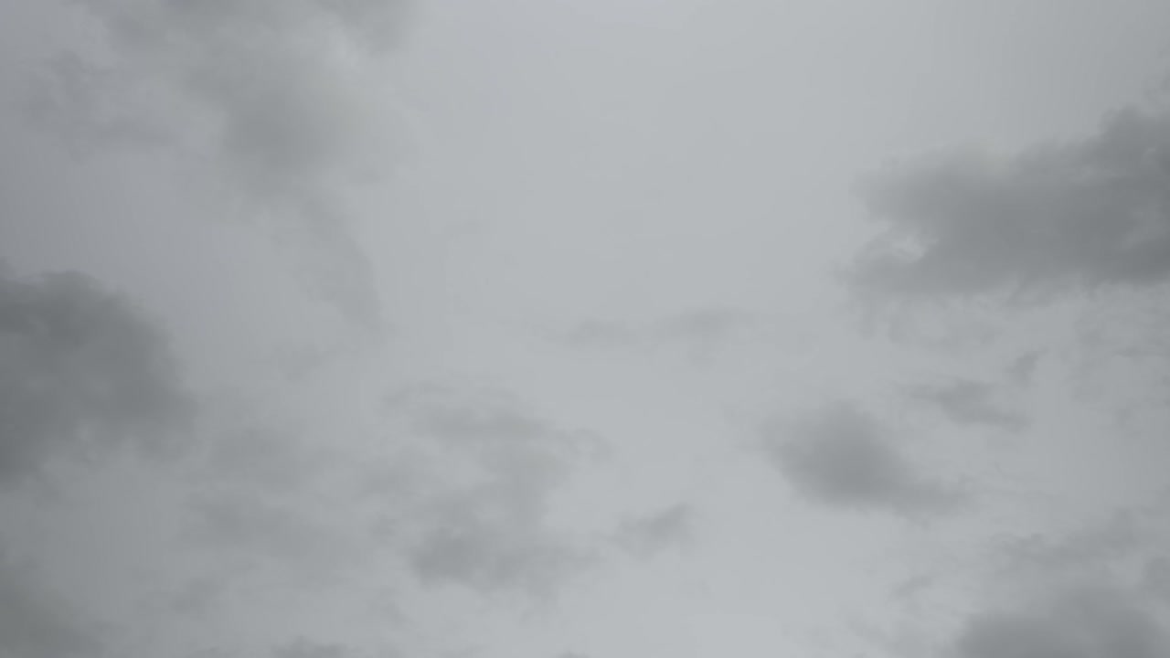 극적인 폭풍우 구름, 자연의 아름다움 타임  ⁇ 스